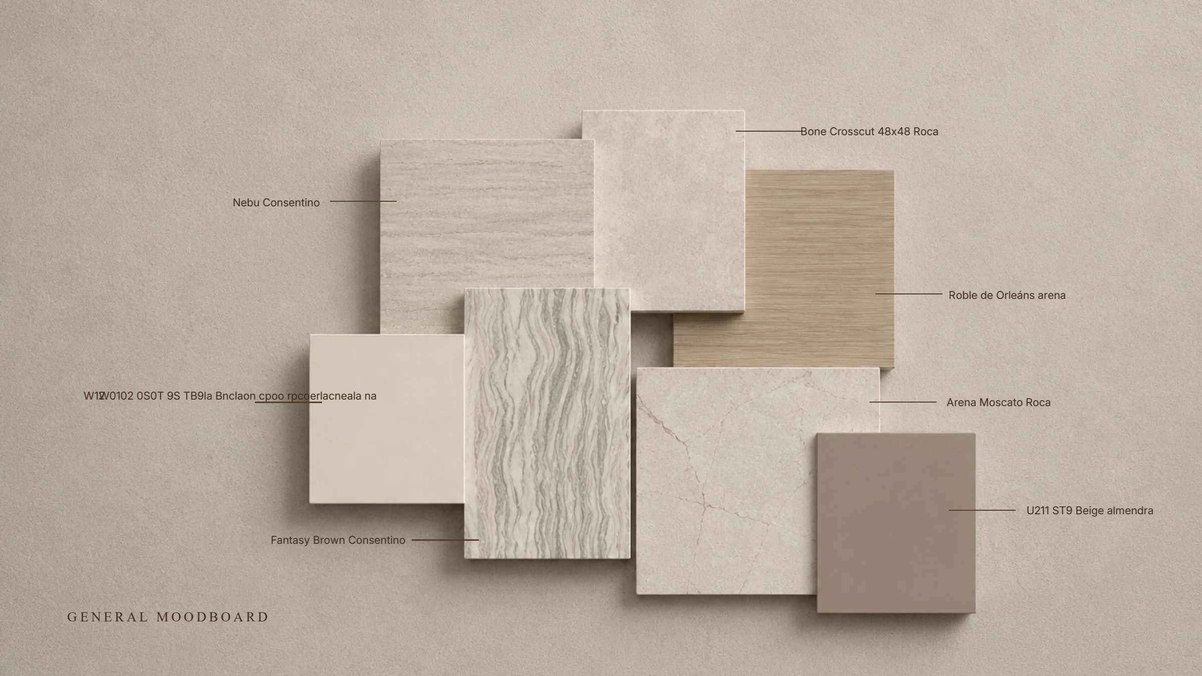 1101 Wren Ave · Casa Aura — Materials & palette