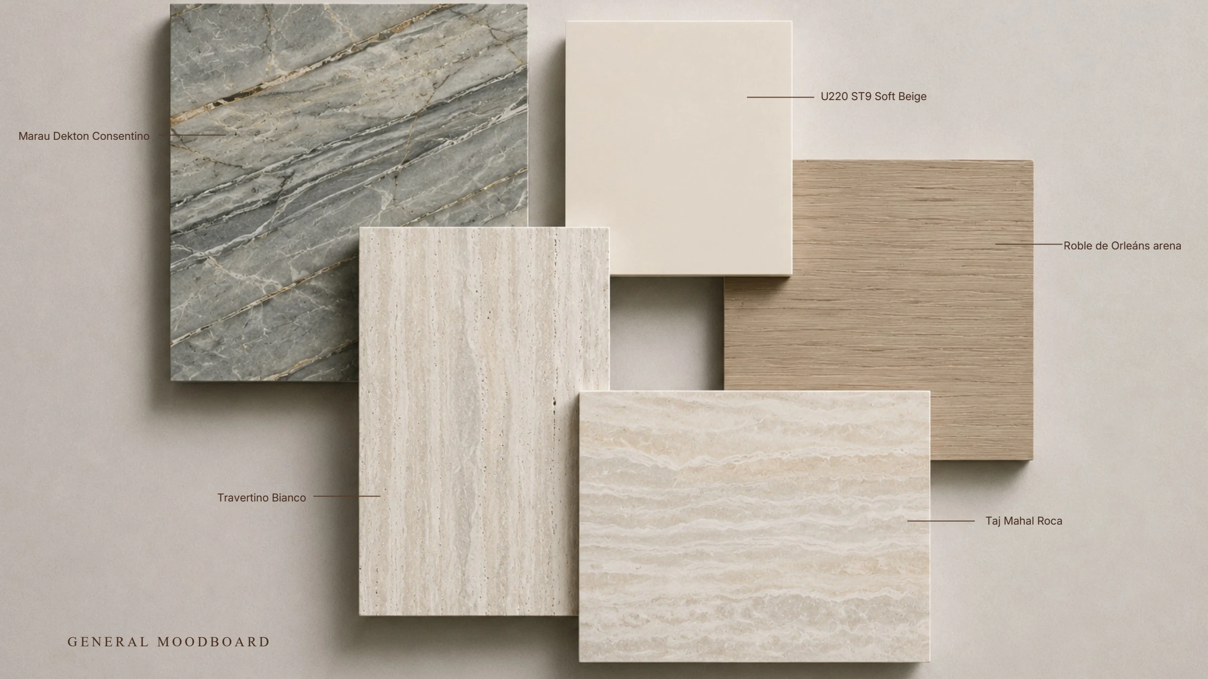 1081 Wren Ave · Casa Nova — Materials & palette