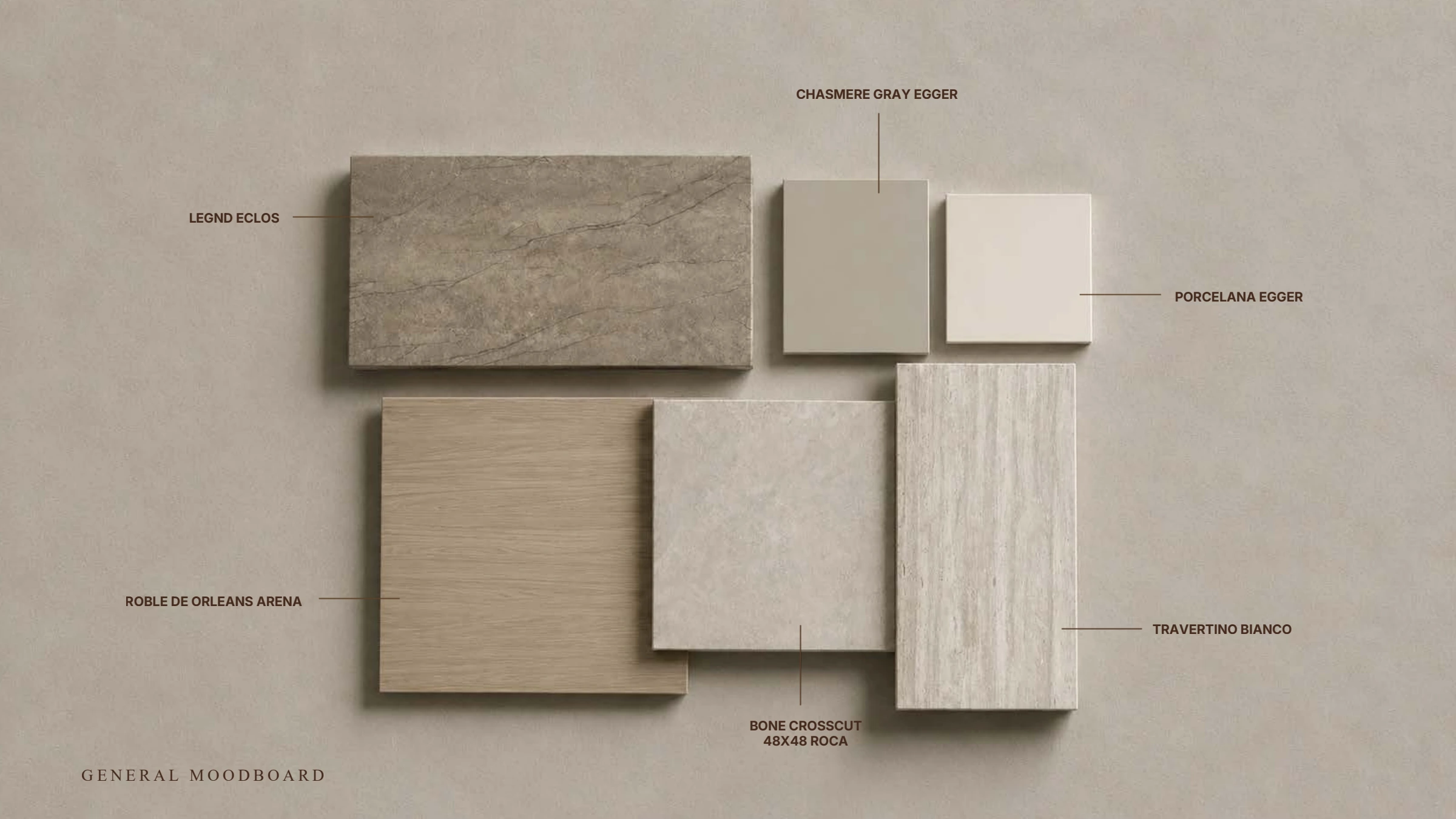 1100 Oriole Ave · Casa Vera — Materials & palette