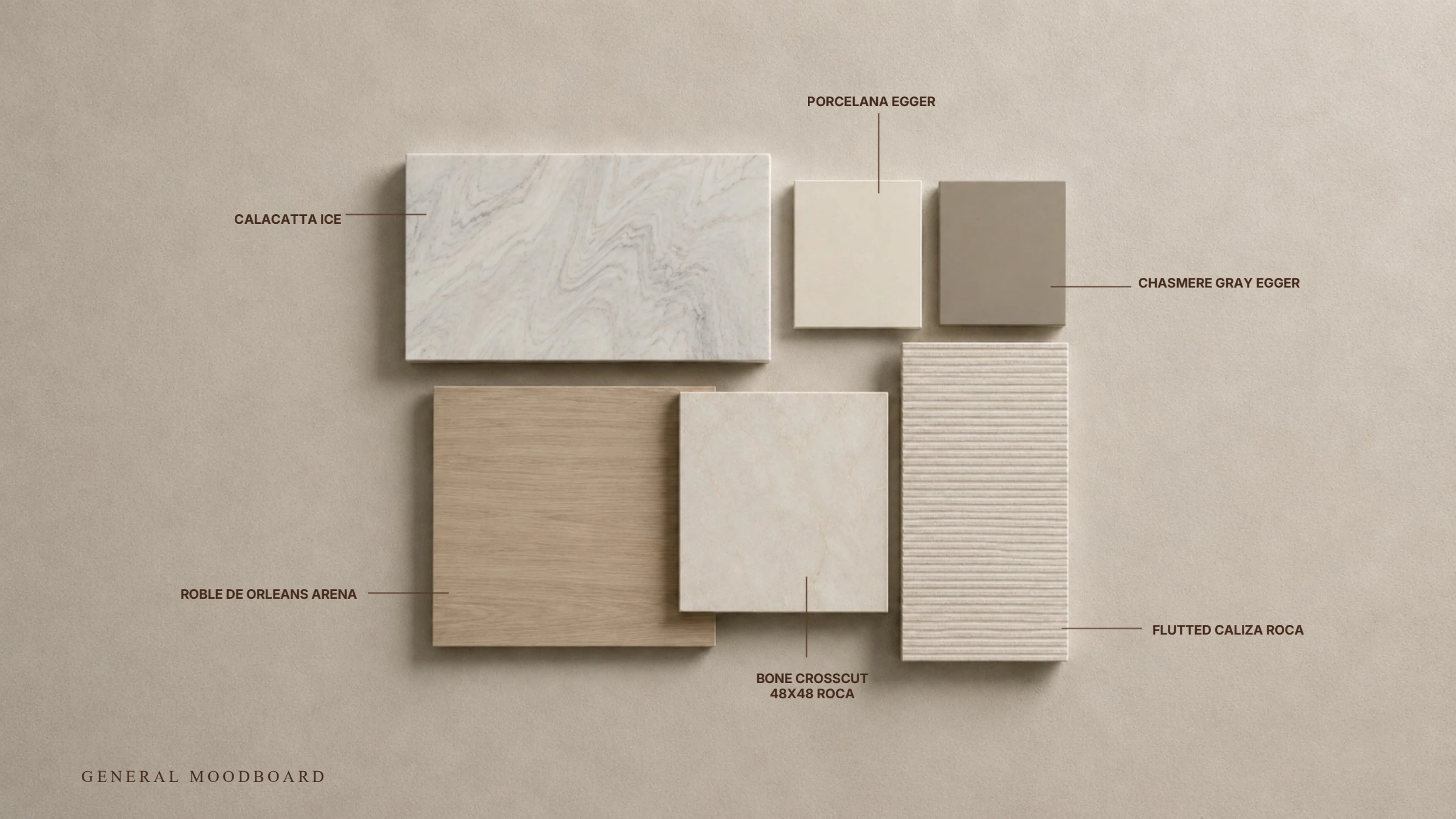 1080 Oriole Ave · Casa Luma — Materials & palette